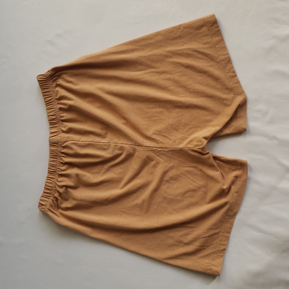 Tan High Waisted Basic Shorts - Picture 2 of 2